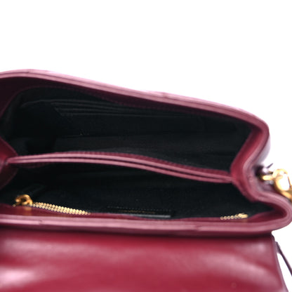 Saint Laurent Calfskin Y Quilted Monogram Toy Loulou Monogram Crossbody Bag Rouge Legion 5 of 10