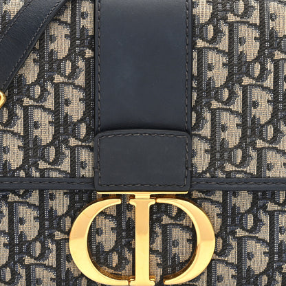 Christian Dior Oblique 30 Montaigne Flap Bag Blue Blue 7 of 9