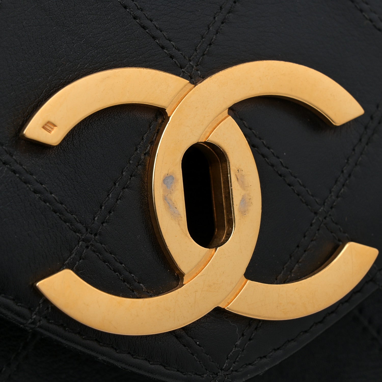 Chanel Calfskin Stitched XL Weekender Black 12 of 15
