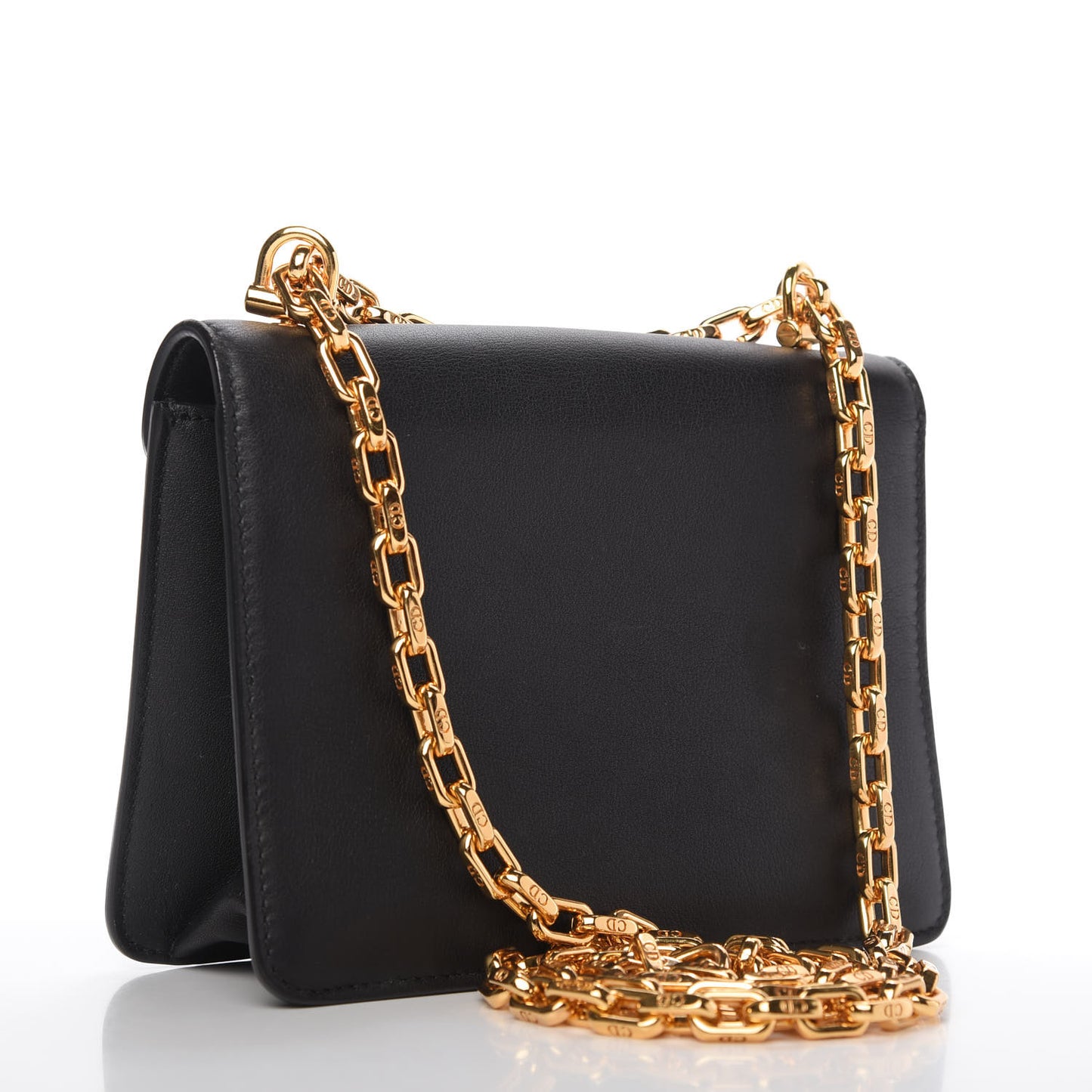 Smooth Calfskin Mini C'est Flap Bag Black