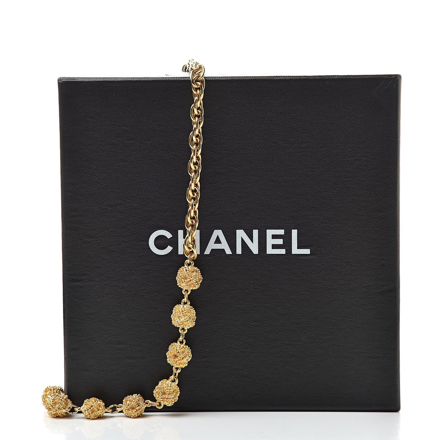 CC Long Chain Necklace Gold