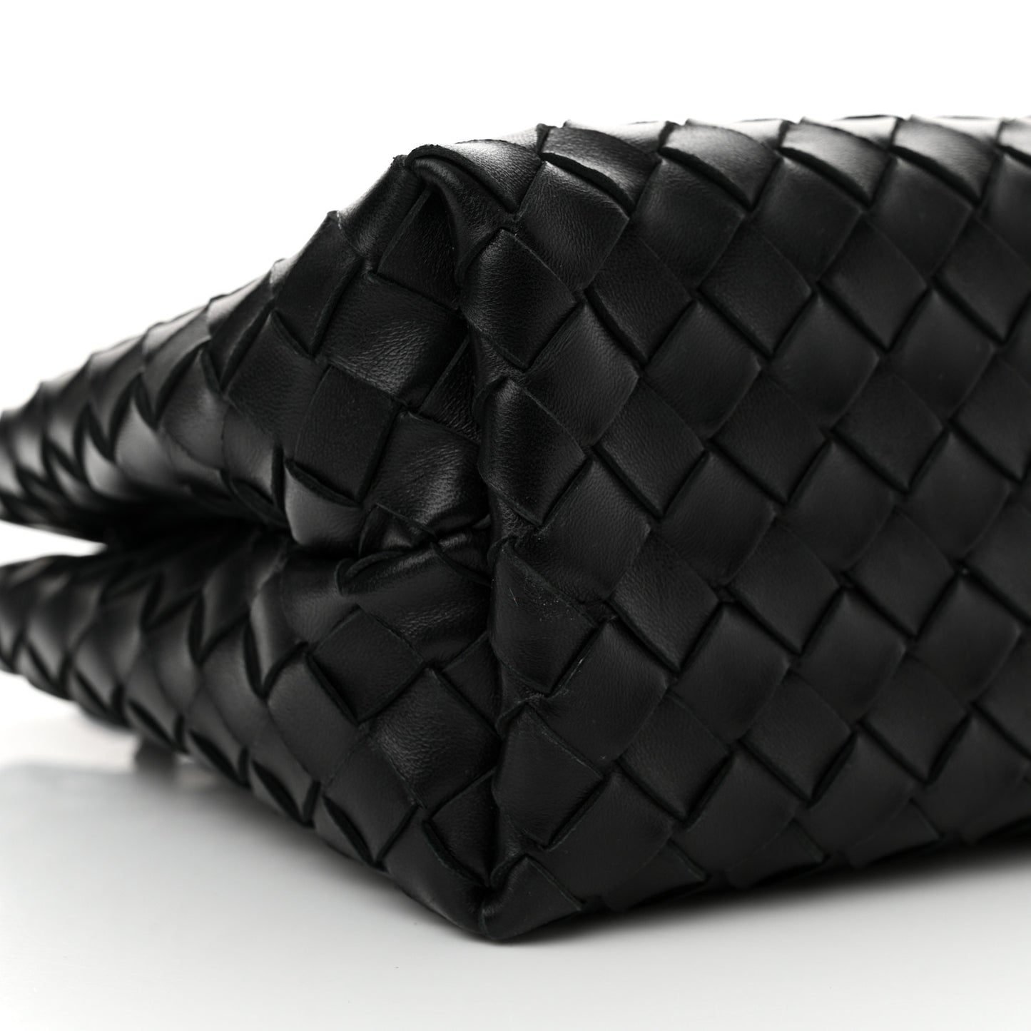 Nappa Intrecciato Small Andiamo Shoulder Bag Black