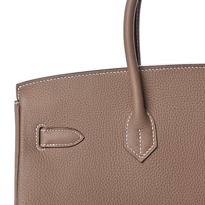 Hermes Togo Birkin 35 Etoupe 9 of 34