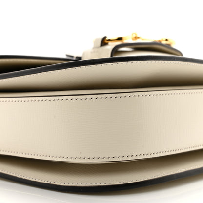 Gucci Azalea Calfskin Horsebit 1955 Shoulder Bag Mystic White 9 of 12