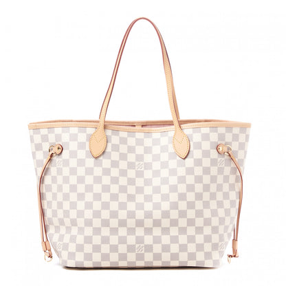 Louis Vuitton Damier Azur Neo Neverfull MM Rose Ballerine 1 of 8