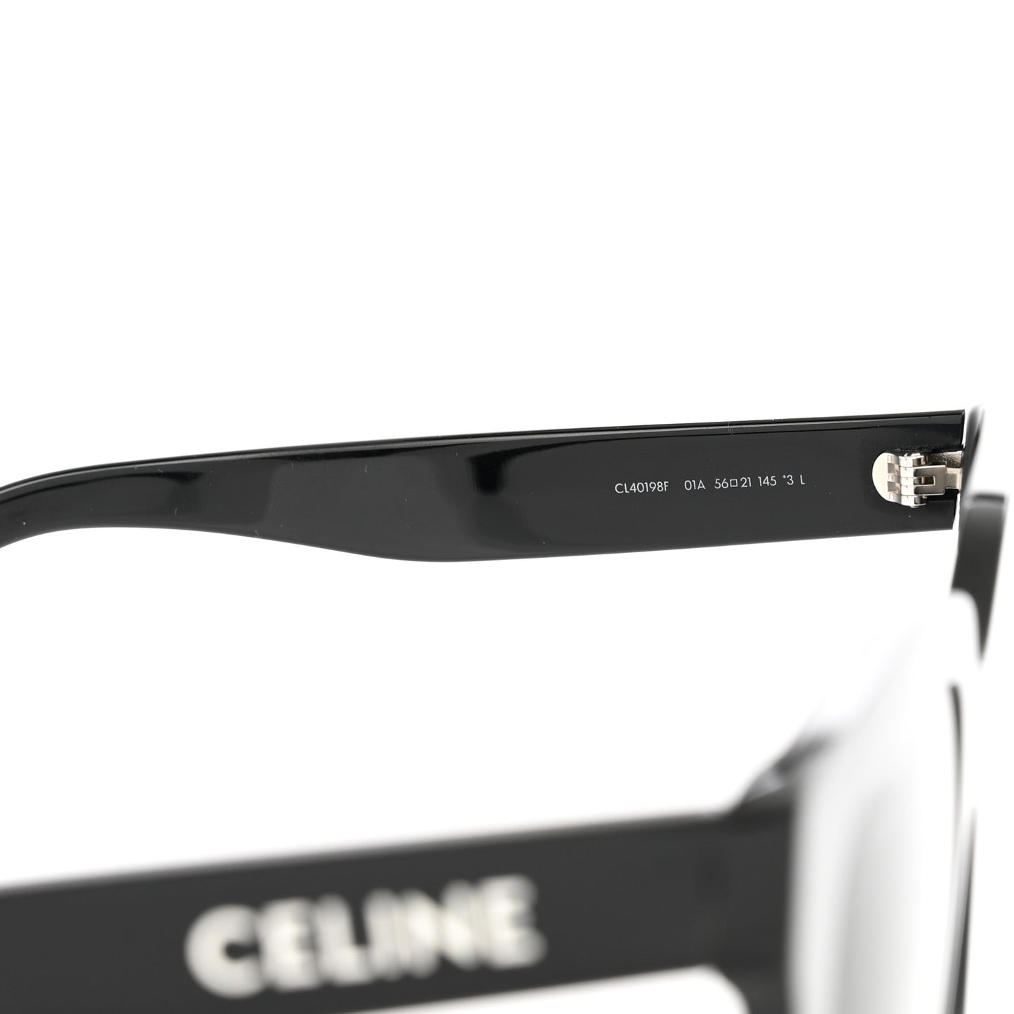 Acetate Sunglasses CL40198F Black