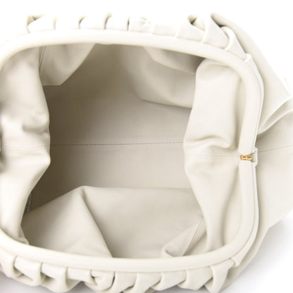 Bottega Veneta Smooth Butter Calf The Pouch Oversized Clutch Mist 5 of 7