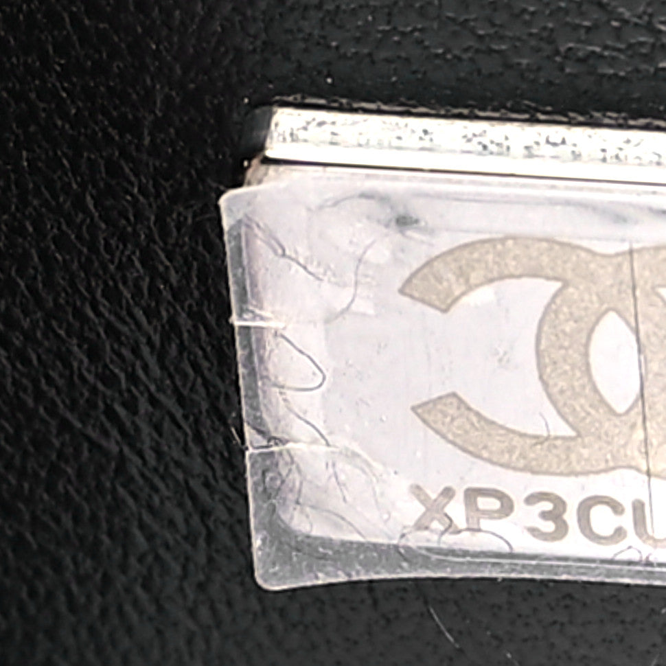 Lambskin Quilted Medium Double Flap So Black