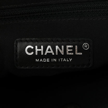 Chanel Metallic Lambskin Chevron Quilted Studded Stud Wars Backpack Silver 6 of 11