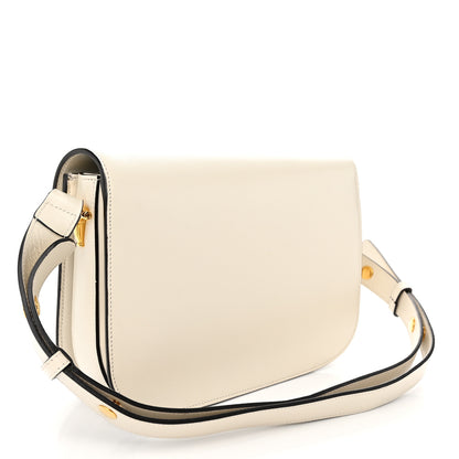 Gucci Azalea Calfskin Horsebit 1955 Shoulder Bag Mystic White 3 of 11
