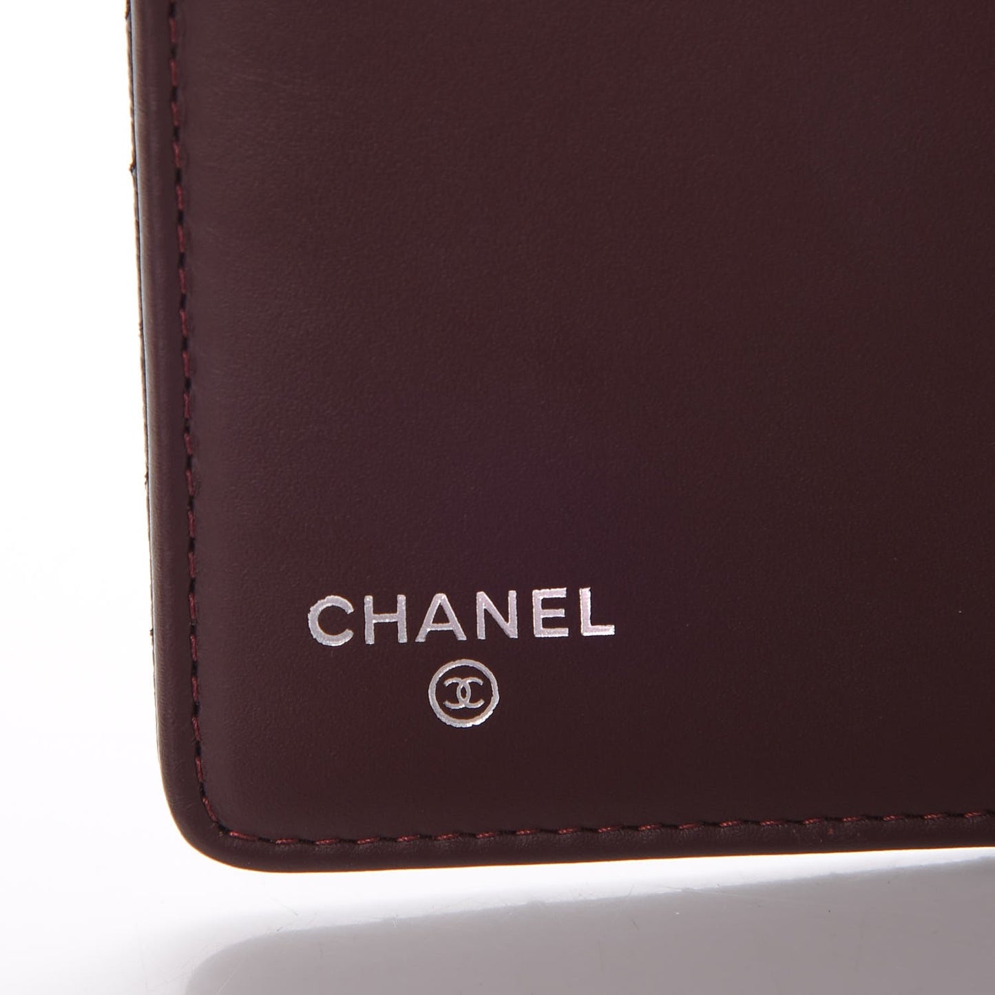 Caviar Chevron Quilted Yen Wallet Black