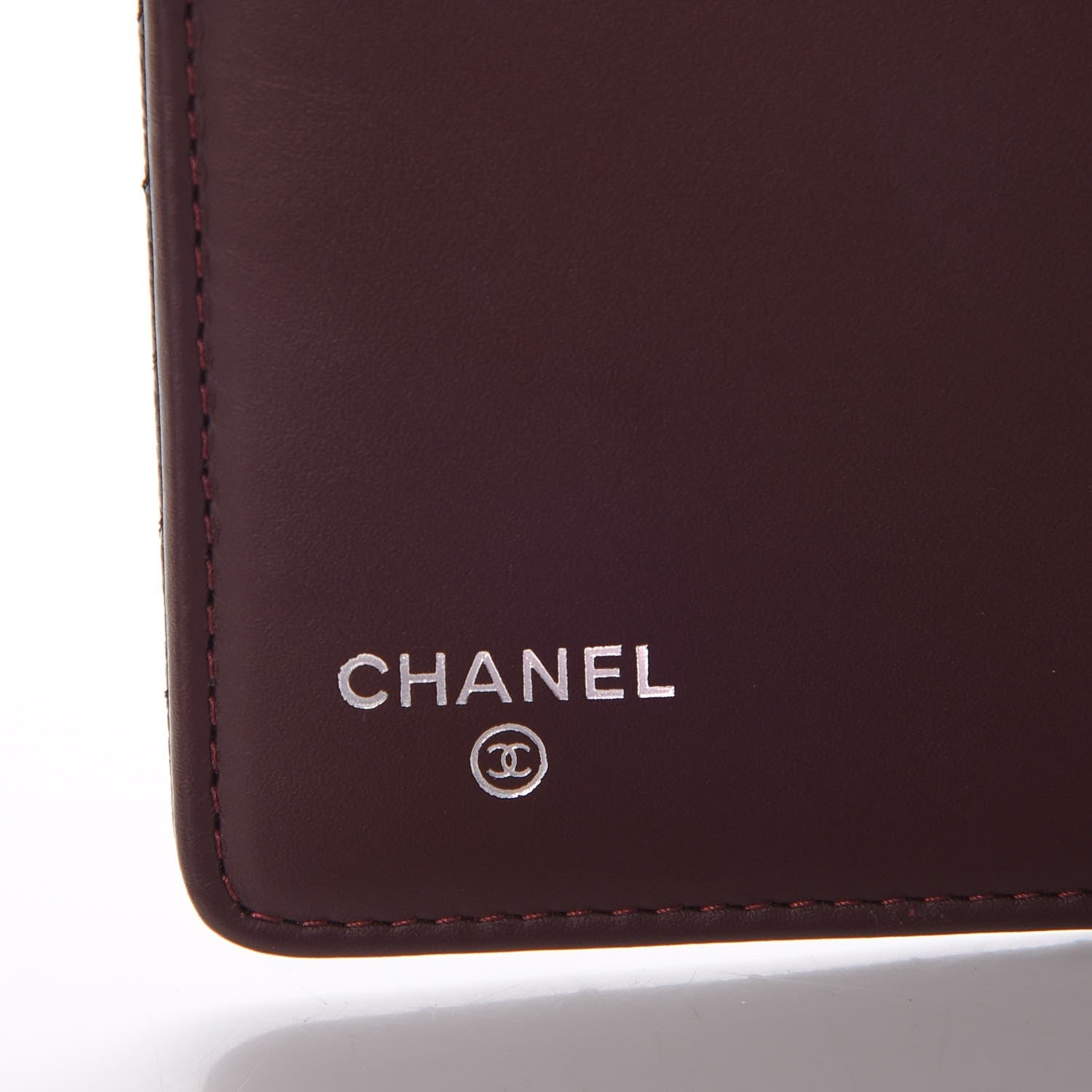 Chanel Caviar Chevron Quilted Yen Wallet Black 6 of 9