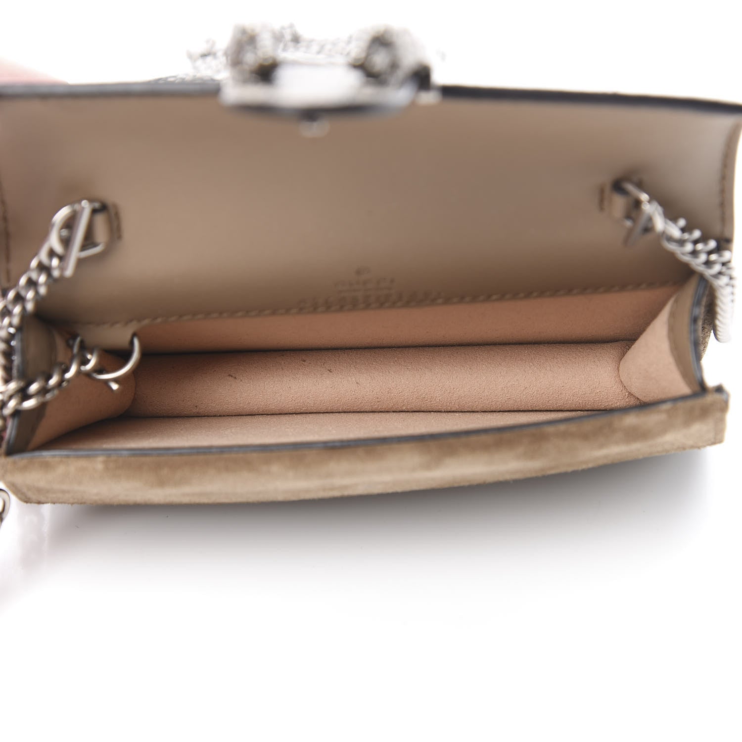 Gucci GG Supreme Monogram Super Mini Dionysus Shoulder Bag Taupe 5 of 12