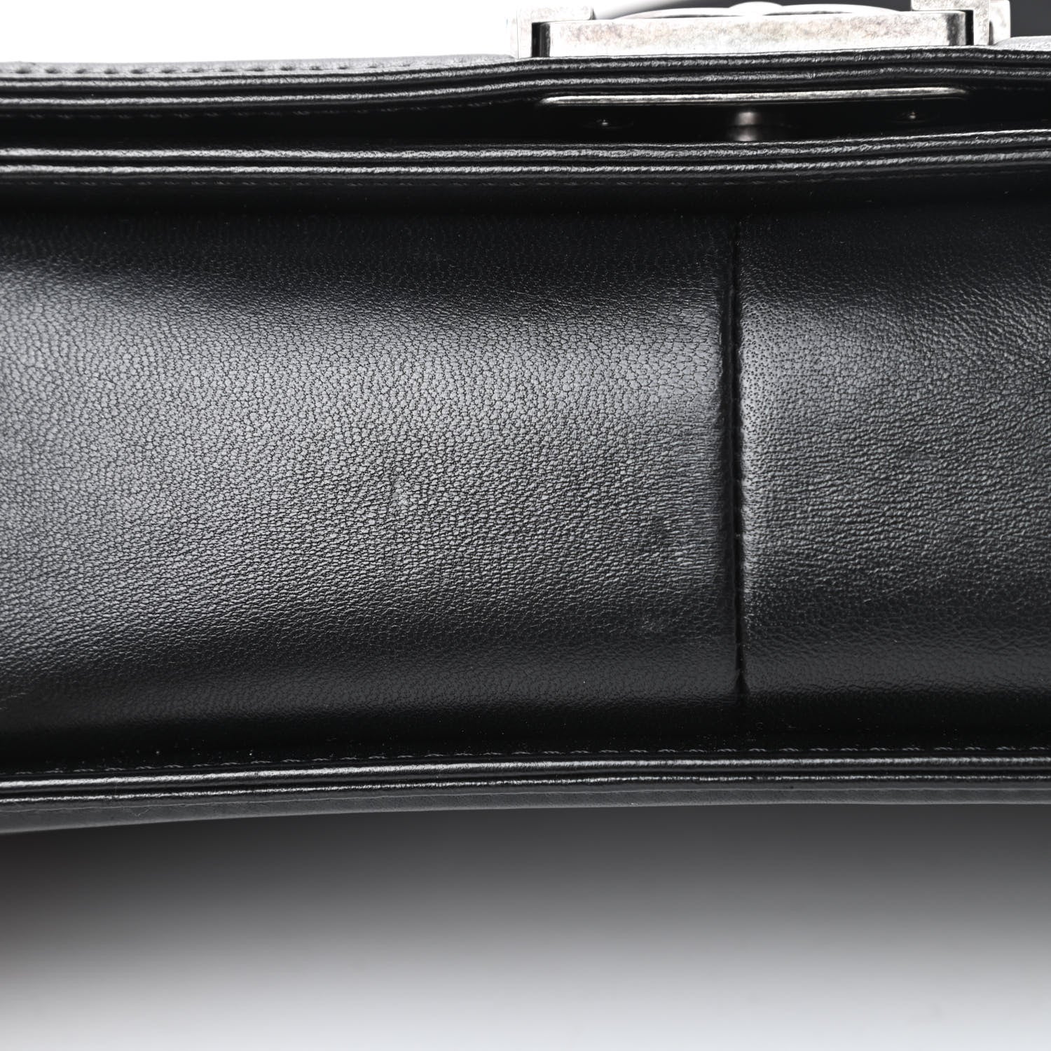 Chanel Lambskin Quilted Medium Boy Flap Black 16 of 17