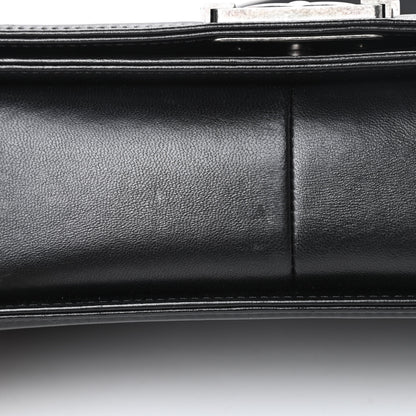 Chanel Lambskin Quilted Medium Boy Flap Black 16 of 17