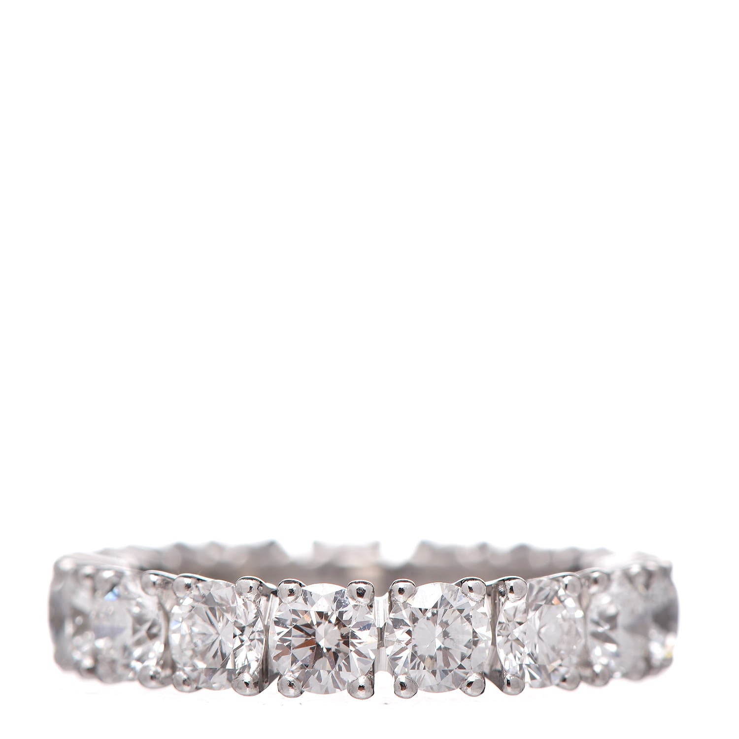 Cartier Platinum Diamond 2.81ct Destinée Wedding Band Ring 49 4.75 3 of 8