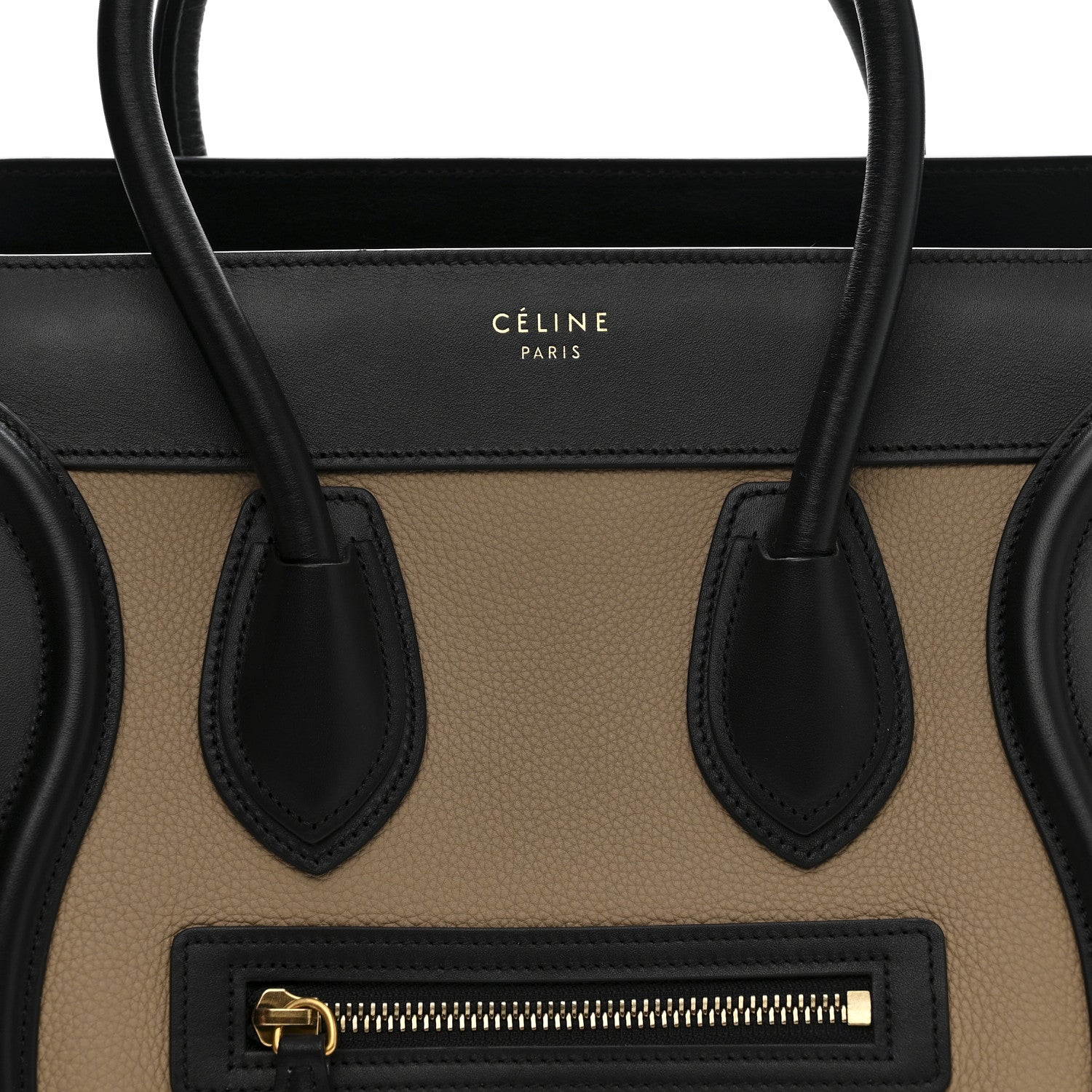 Celine Baby Grained Calfskin Nubuck Micro Tri-Color Luggage Medium Blue 9 of 11