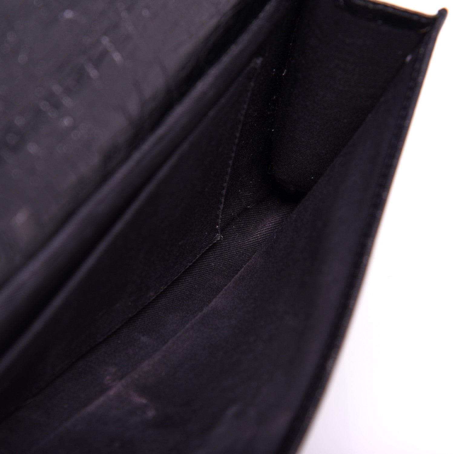 Gucci Monogram Bamboo Bar Clutch Black 11 of 11