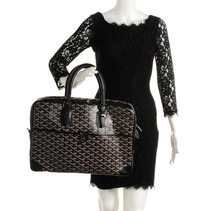 Goyard Goyardine Diplomat 24 Hour Briefcase Black 2 of 9