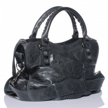Balenciaga Agneau Giant Brogues Hardware City Anthracite 3 of 10