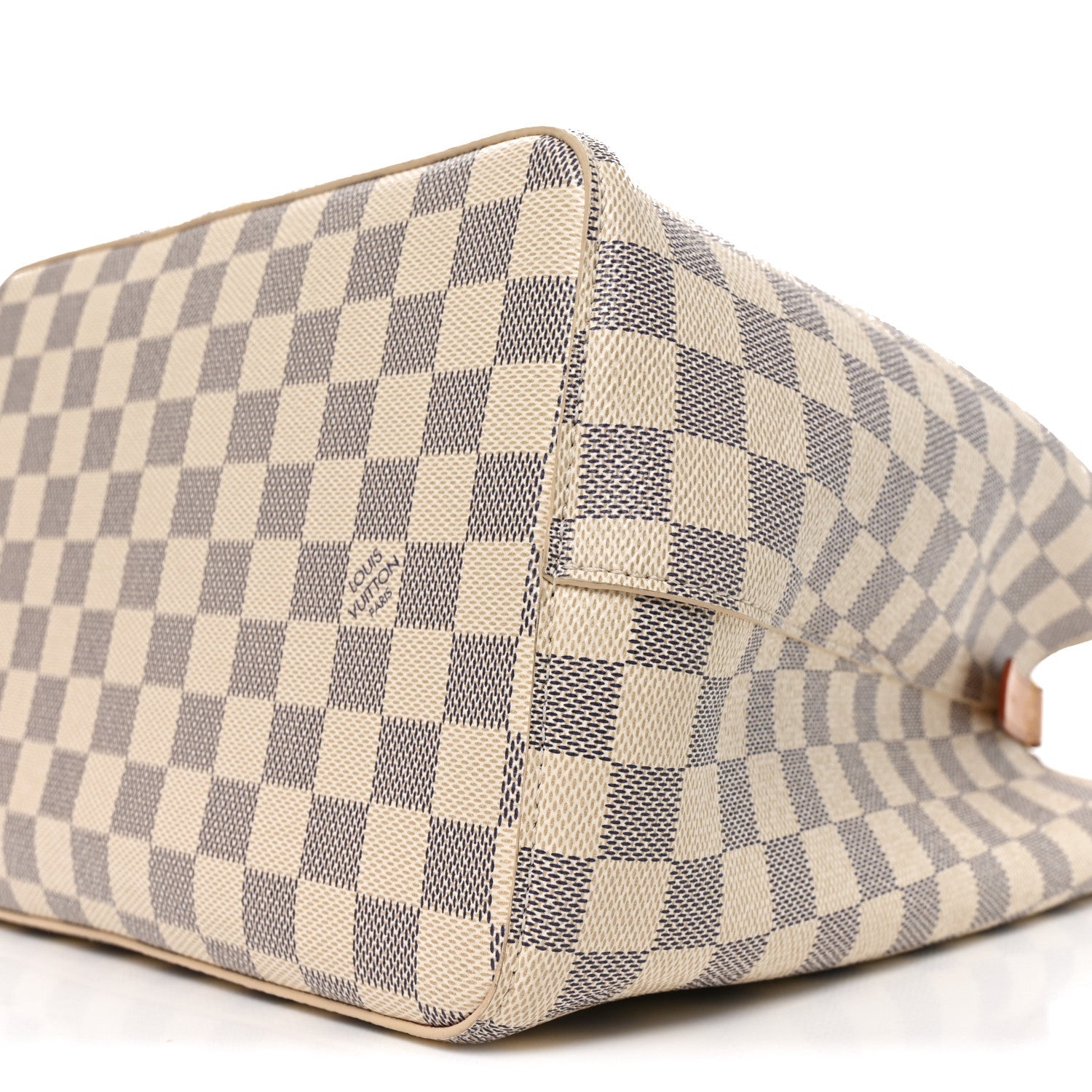 Louis Vuitton Damier Azur Braided Neonoe MM Peach Cream 9 of 9