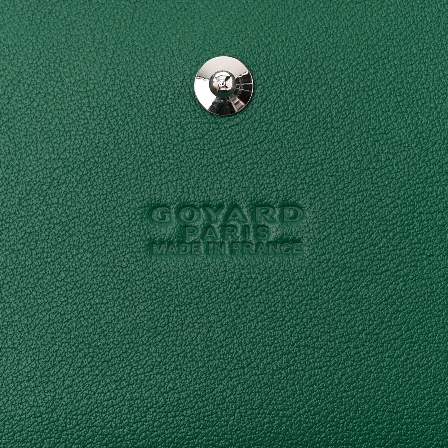 Goyardine Varenne Continental Wallet Green