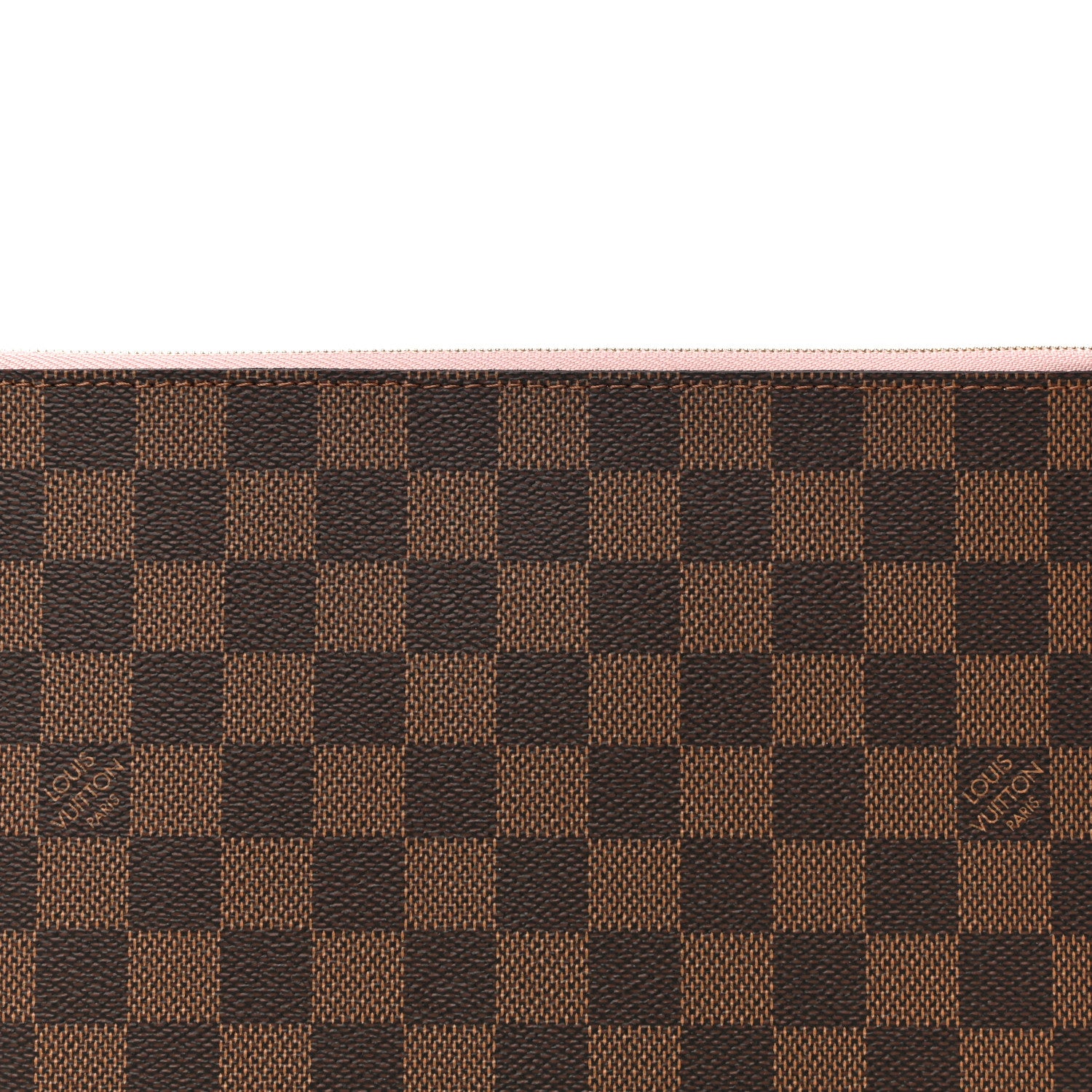 Louis Vuitton Damier Ebene Neverfull MM GM Pochette Rose Ballerine 7 of 10