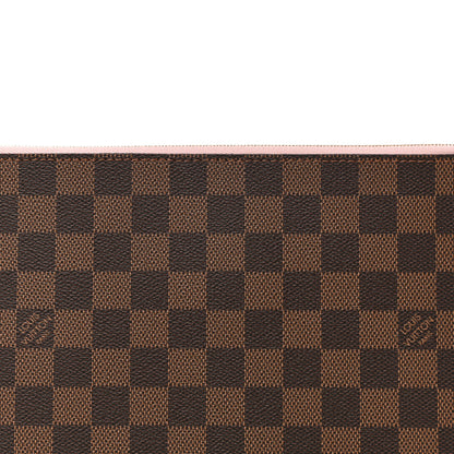 Louis Vuitton Damier Ebene Neverfull MM GM Pochette Rose Ballerine 7 of 10