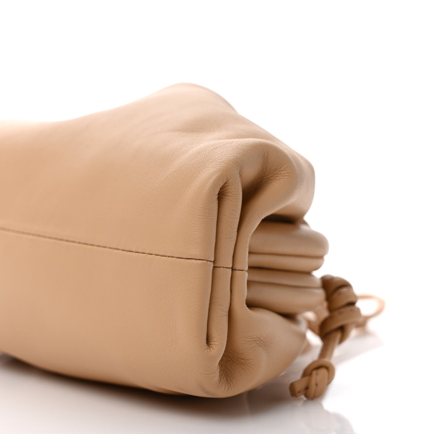 Bottega Veneta Butter Calfskin The Mini Pouch Almond 8 of 8