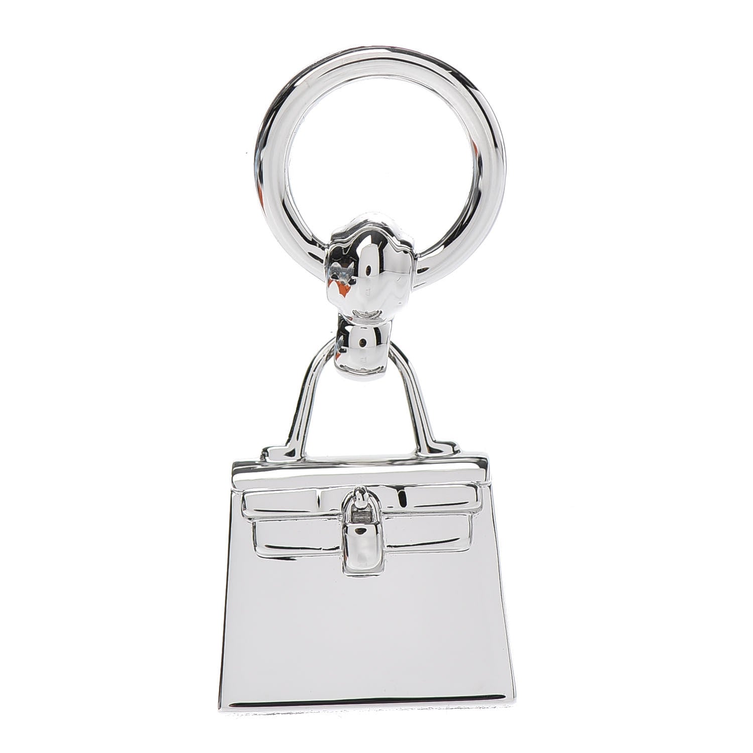 Hermes Palladium Mini Kelly Twilly Ring 1 of 3
