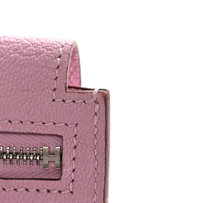 Hermes Chevre Mysore Kelly Pocket Compact Wallet Mauve Sylvestre 11 of 12