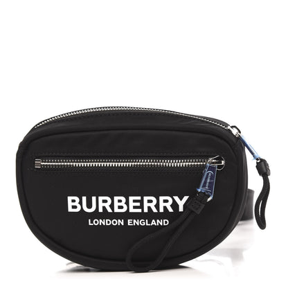 Burberry Econyl Logo Print Small Cannon Bum Bag Black 1 of 8