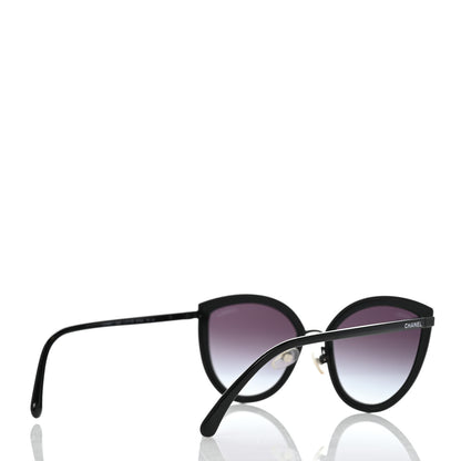 Chanel Cat Eye Sunglasses 4222 Black 4 of 8