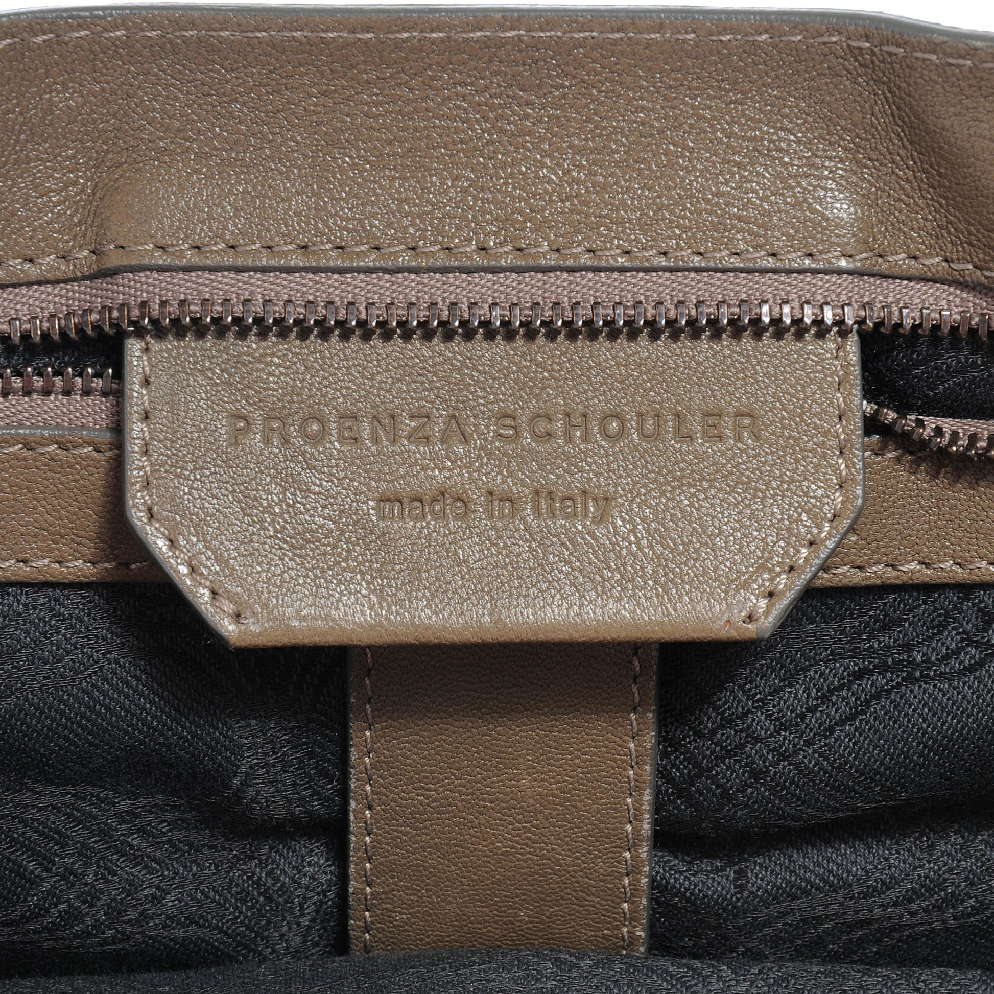 Proenza Schouler Lambskin PS1 Medium Satchel Smoke 7 of 8