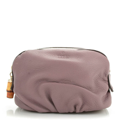 Gucci Goatskin Medium Bamboo Cosmetic Case 1 of 7