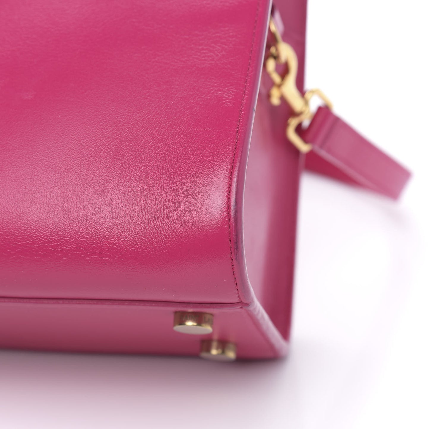 Calfskin Monogram Baby Cabas Fuchsia