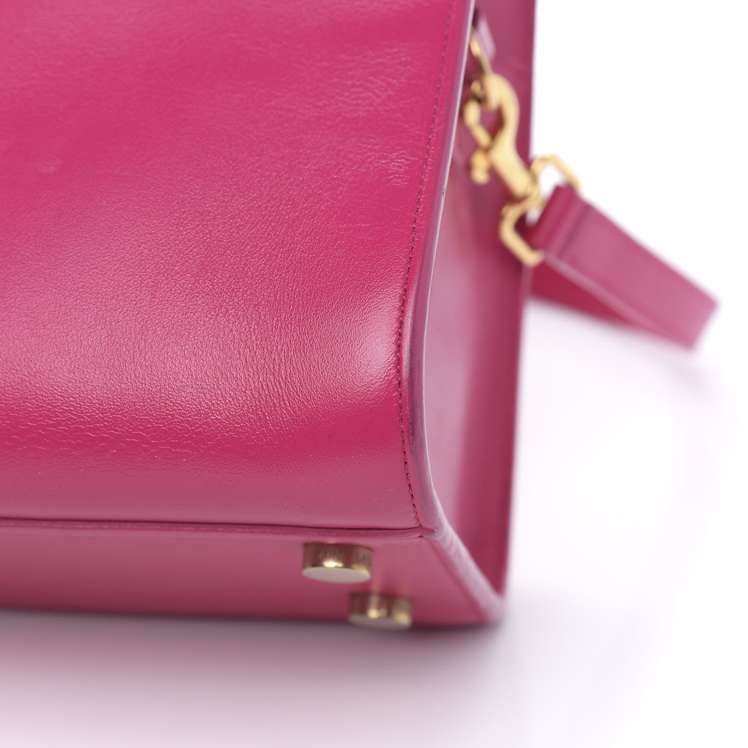 Saint Laurent Calfskin Monogram Baby Cabas Fuchsia 10 of 11