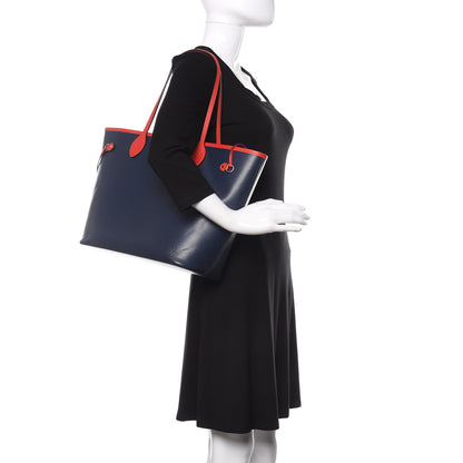 Louis Vuitton Epi Neverfull MM Indigo Coquelicot 2 of 14