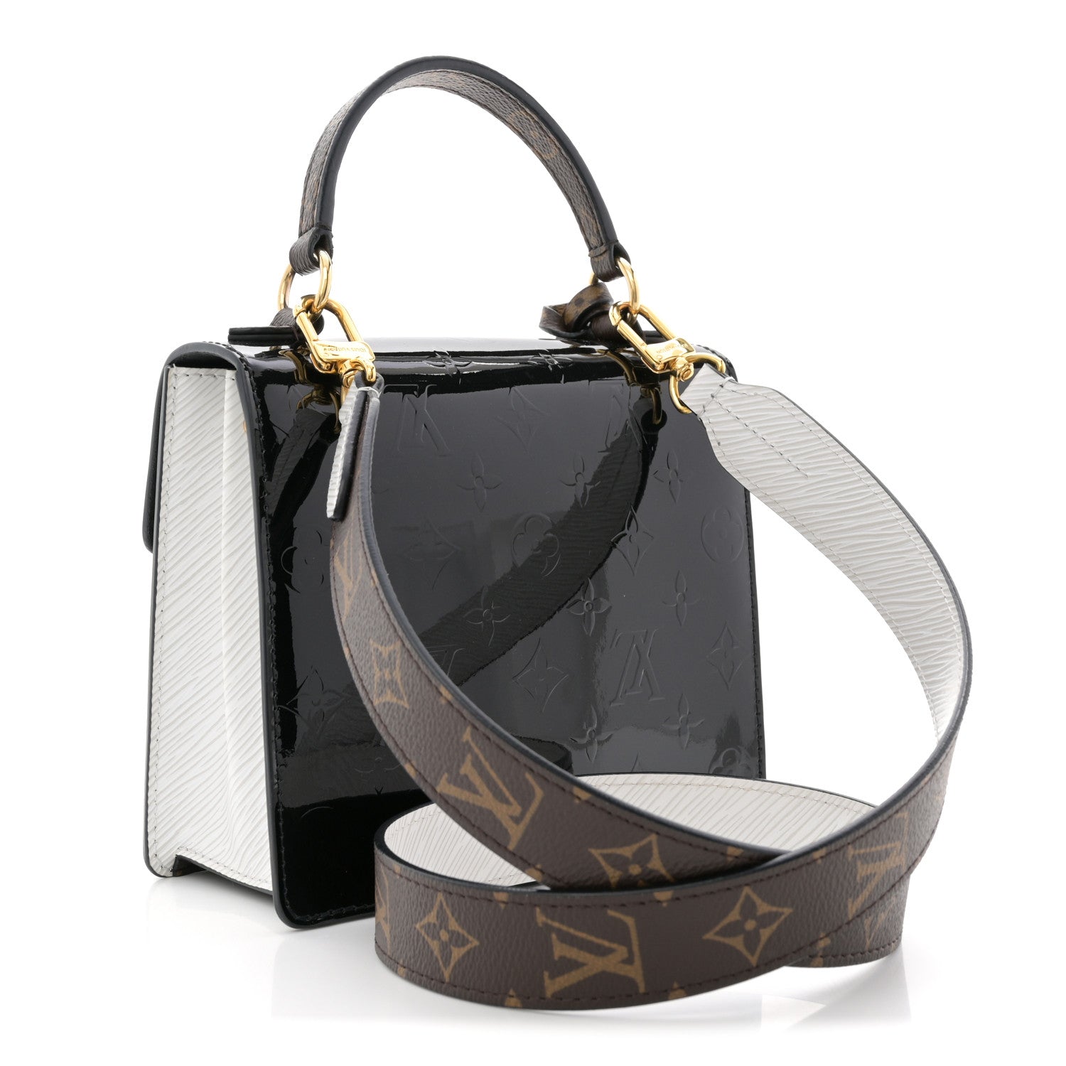 Louis Vuitton Vernis Epi Monogram Spring Street Black 3 of 11