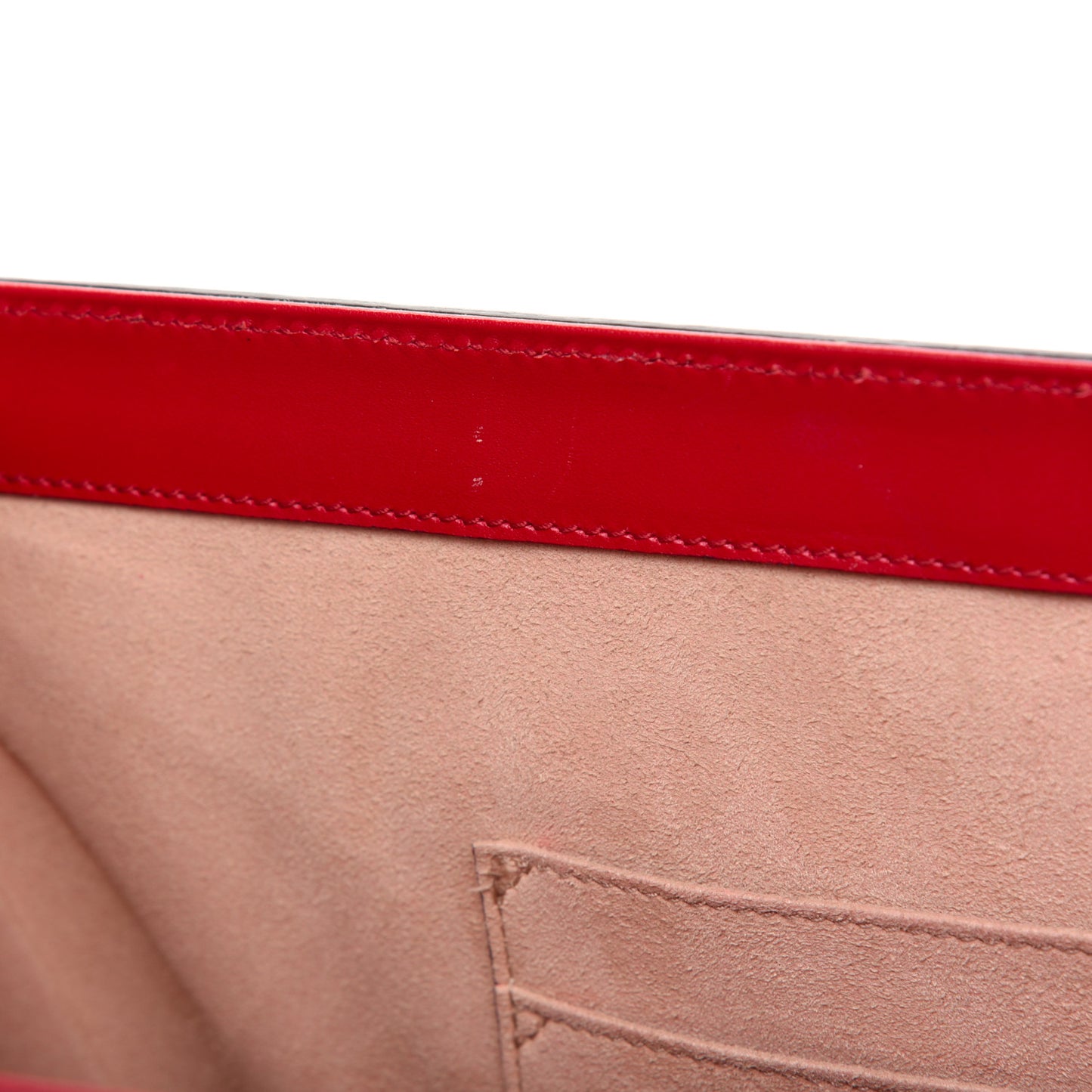 Guccissima Signature Medium Padlock Top Handle Bag Hibiscus Red