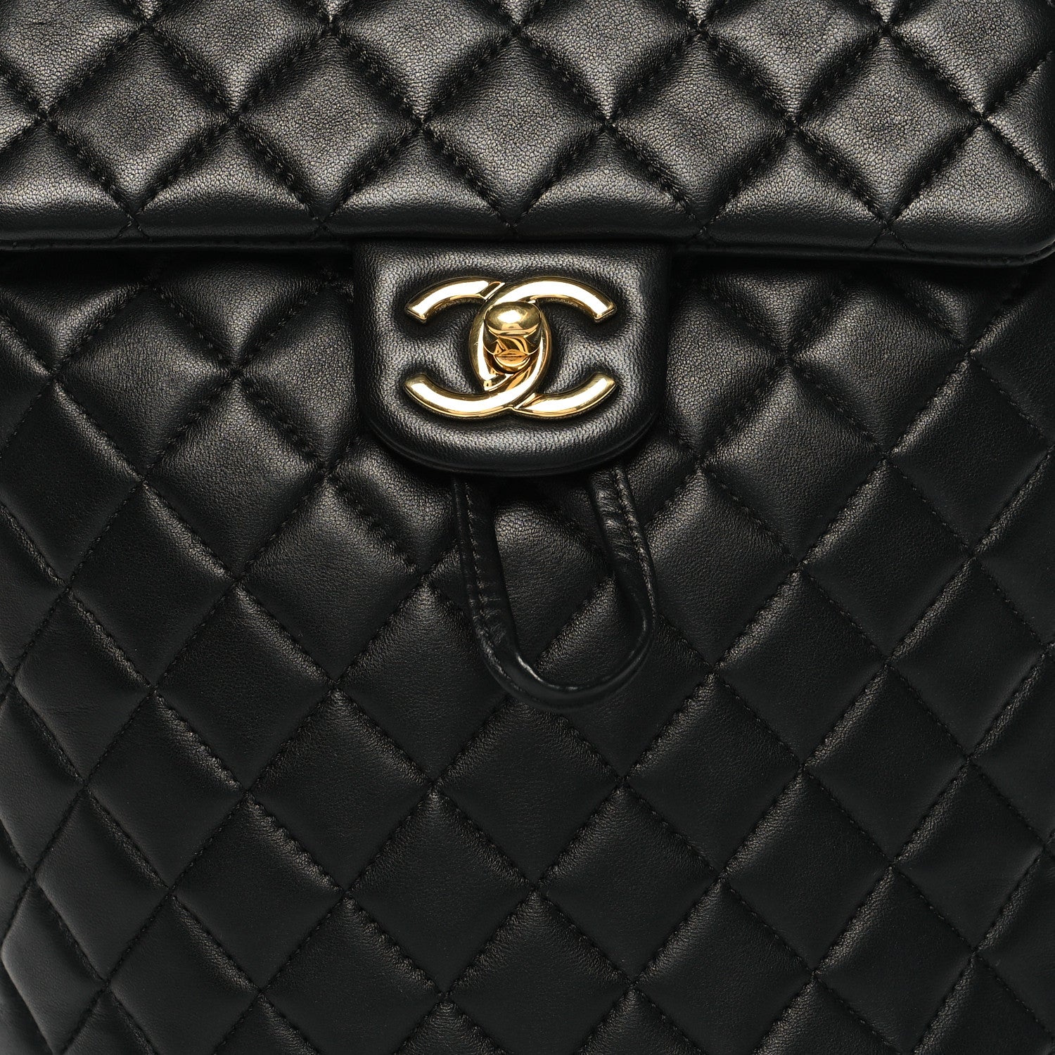 Chanel Lambskin Quilted Small Urban Spirit Backpack Black 8 of 10