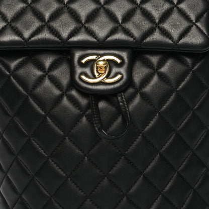 Chanel Lambskin Quilted Small Urban Spirit Backpack Black 8 of 10