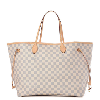 Louis Vuitton Damier Azur Neo Neverfull GM Rose Ballerine 1 of 8