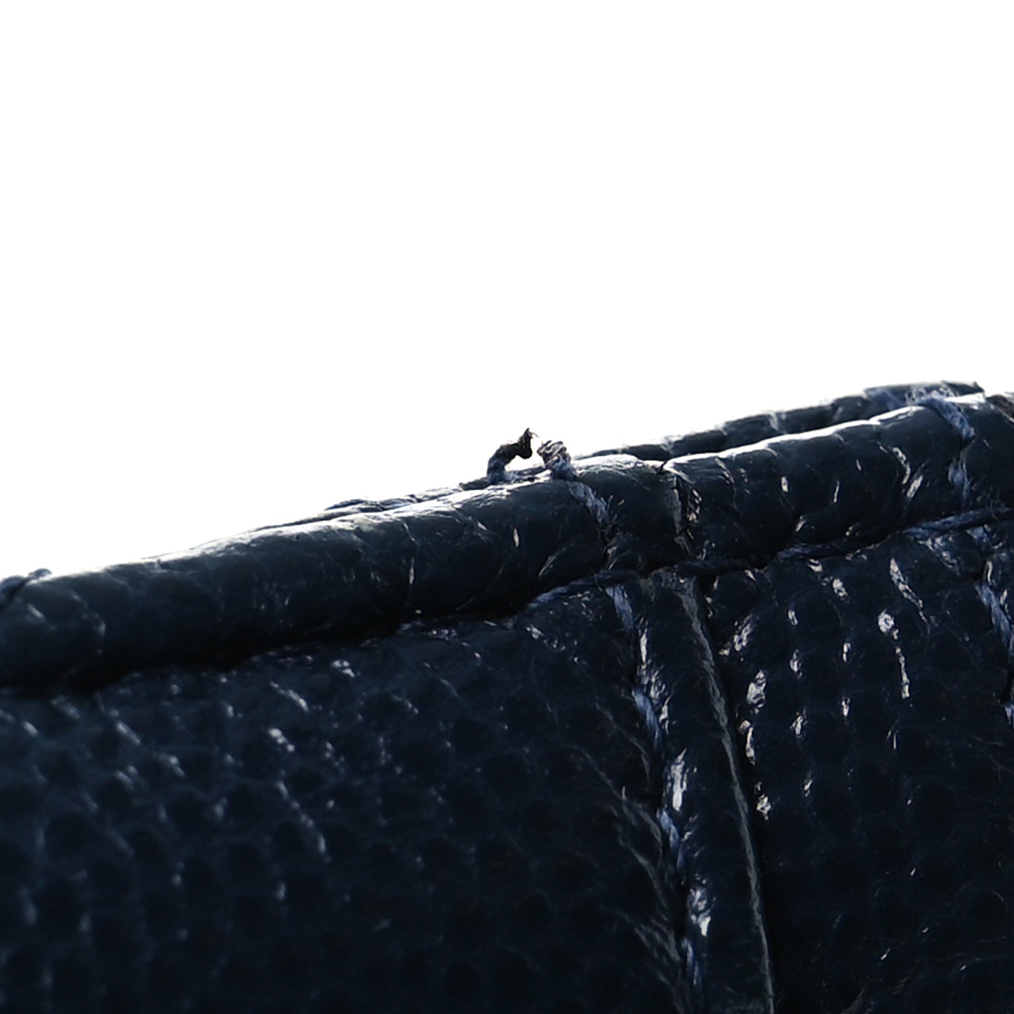 Caviar Quilted Card Holder Navy