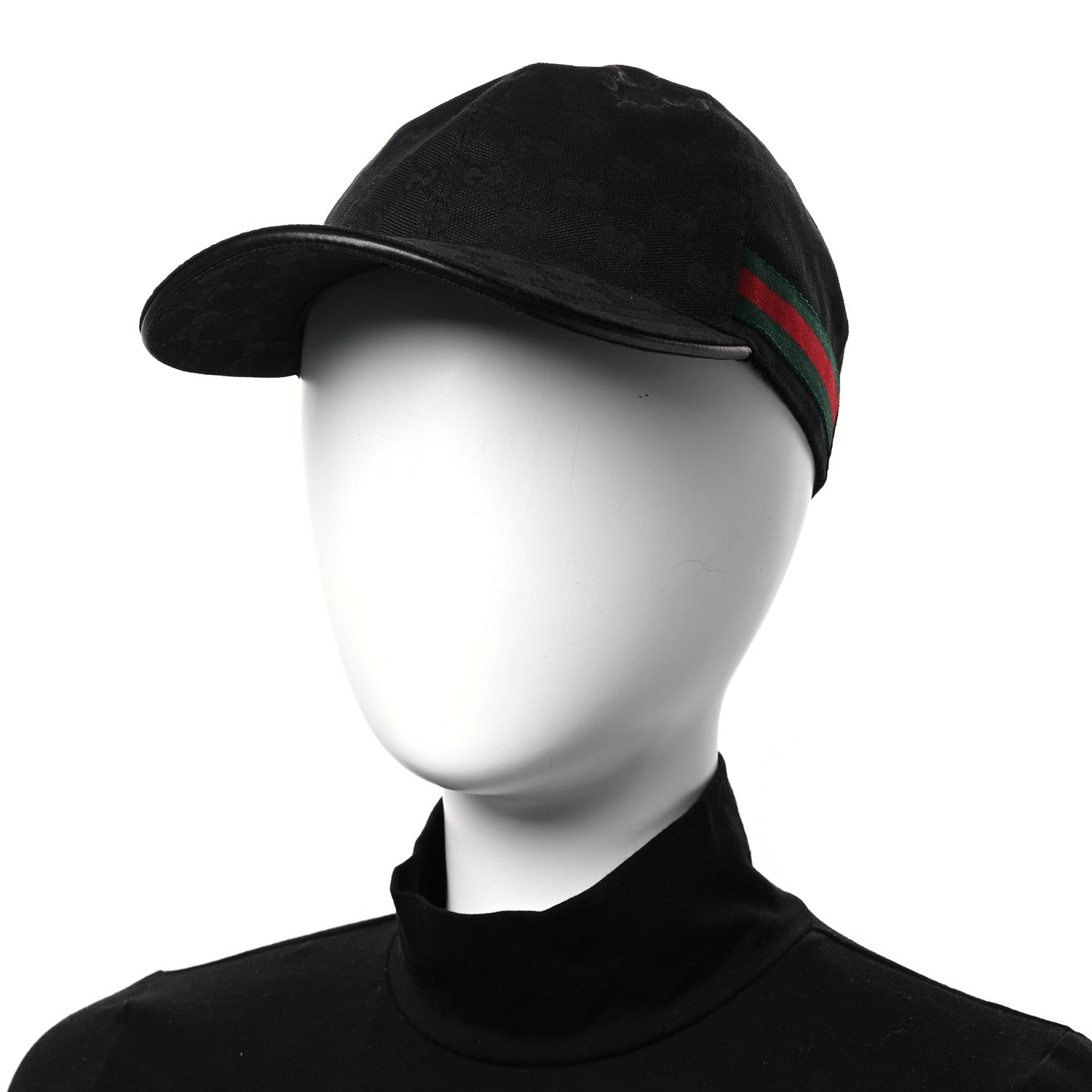 Gucci Monogram Web Baseball Hat L Black 2 of 9