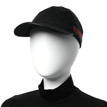 Gucci Monogram Web Baseball Hat L Black 2 of 9