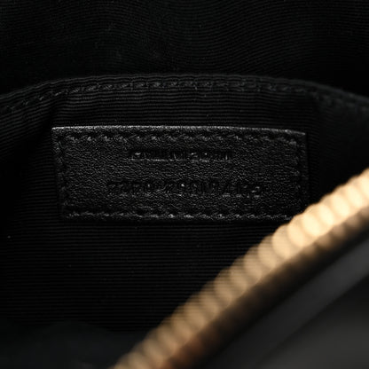 Saint Laurent Calfskin Matelasse Monogram Lou Camera Bag Black 7 of 10