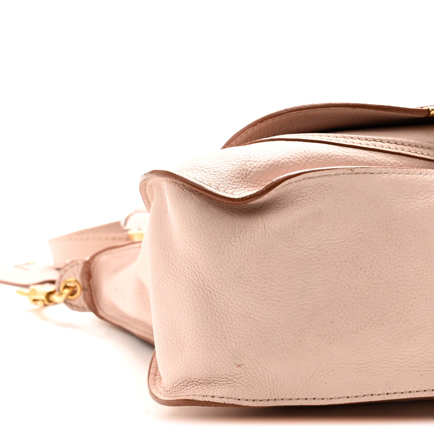 Calfskin Medium Marcie Satchel Blush Nude