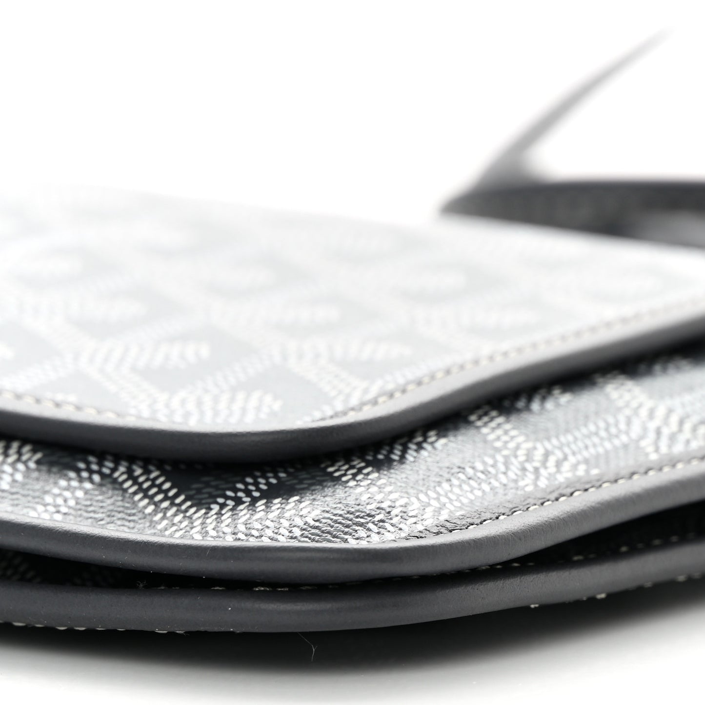 Goyardine Plumet Wallet Clutch Grey