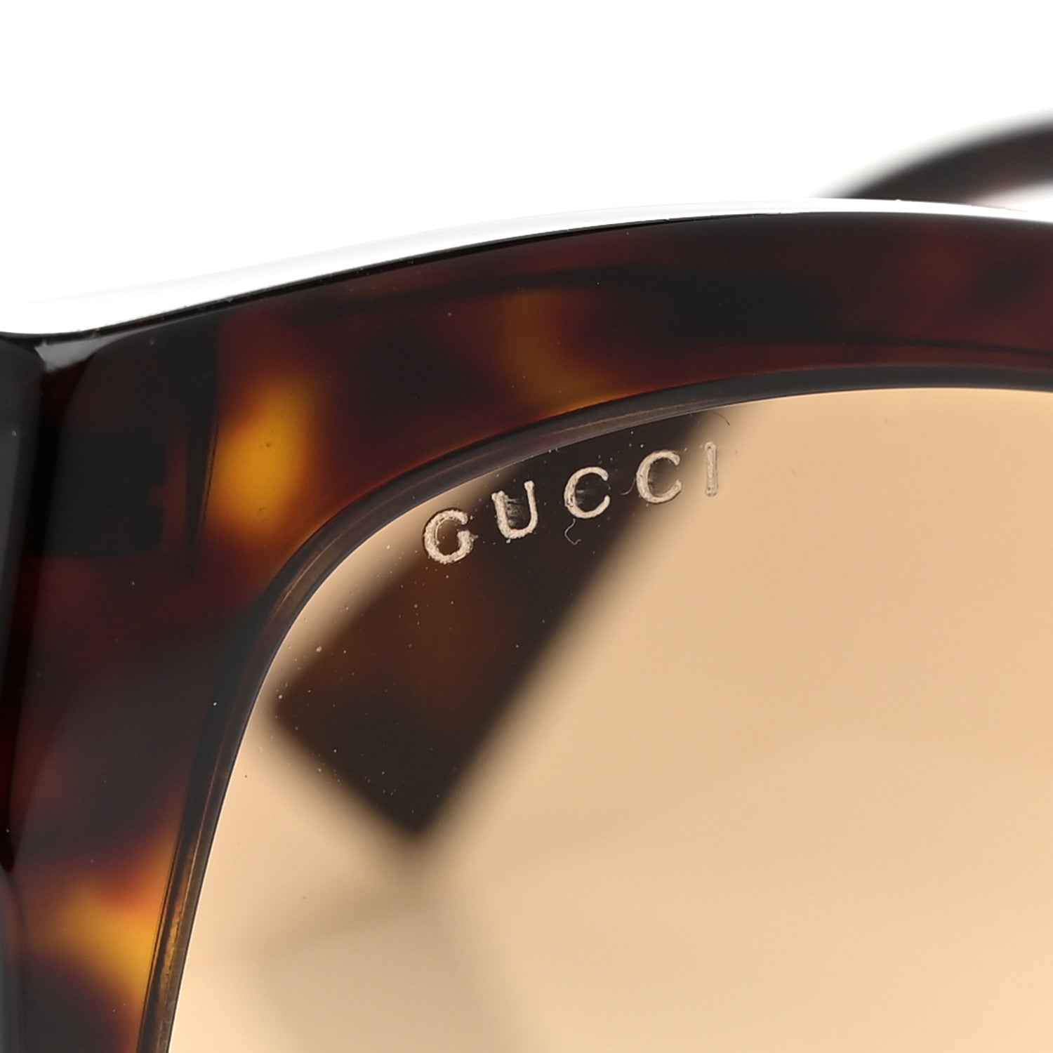 Gucci Acetate Square Frame Sunglasses GG0459S Tortoise 7 of 8